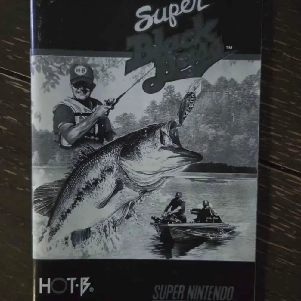 SNES Super Black Bass Game CIB